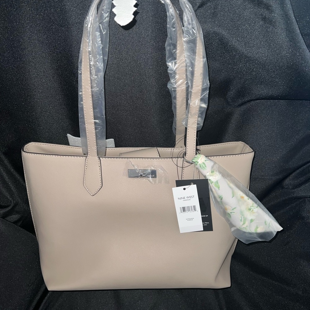 Nine West Taupe Tote Bag